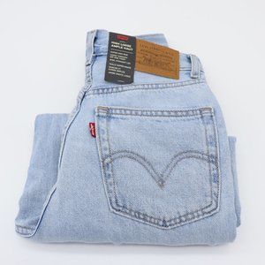 High rise light wash Levi's